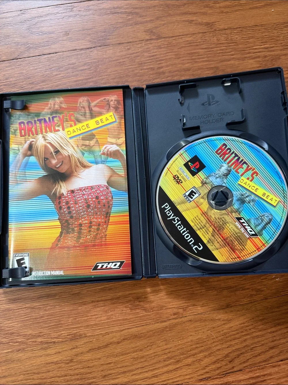 Sony PlayStation 2 - Britney's Dance Beat (red, yellow, blue)
